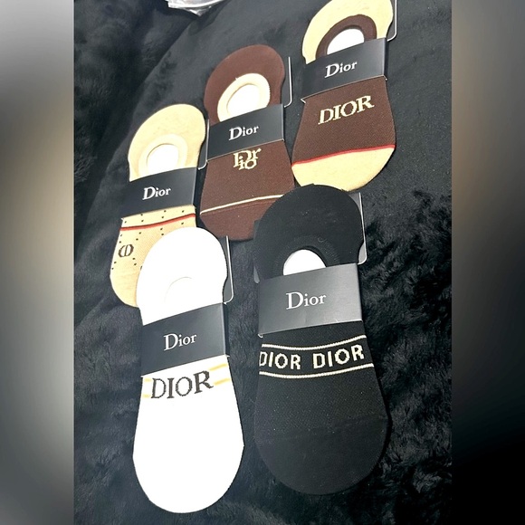 NO BRAND Other - Black and Gold Ankle Socks.  5pair